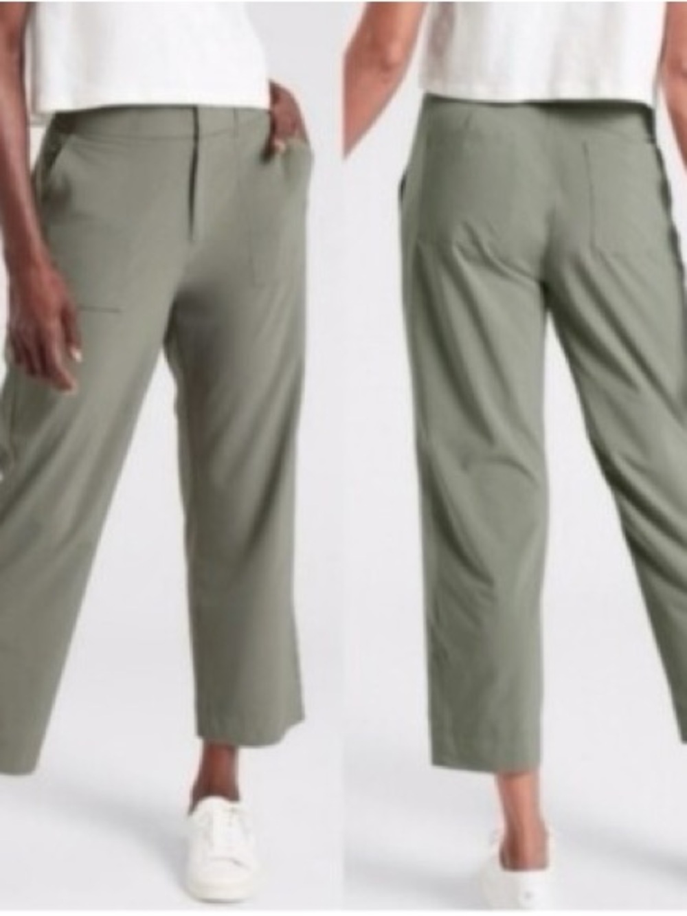 Athleta Tribeca Utility Crop Pants